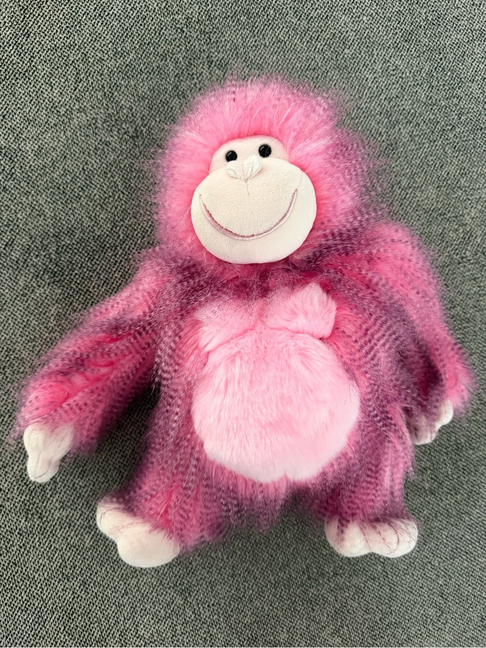 GUND Ramona Pink Gorilla Plush Monkey Fab Pals Collection Stuffed Animal Toy 11”